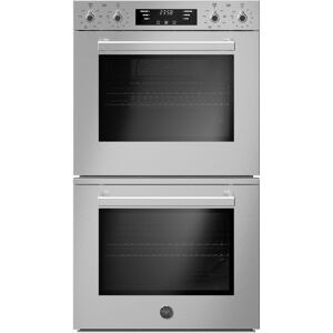 Bertazzoni PROF30FDEXV Professional 30 Inch Wide 8.2 Cu. Ft. Double Electric Oven with Assistant Stainless Steel Cooking Appliances Wall Ovens Double