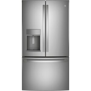 GE Profile PYD22K Profile 36 Inch Wide 22.1 Cu. Ft. French Door Refrigerator with Door In Door Stainless Steel Refrigeration Appliances Full Size