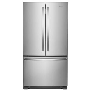 Whirlpool WRF535SWH 36 Inch Wide 25.2 Cu. Ft. Energy Star Rated French Door Refrigerator Stainless Steel Refrigeration Appliances Full Size