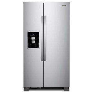 Whirlpool WRS325SDH 36 Inch Wide 24.55 Cu. Ft. Side by Side Refrigerator Stainless Steel Refrigeration Appliances Full Size Refrigerators Side by Side