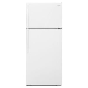Whirlpool WRT106TFD 28 Inch Wide 16 Cu. Ft. Top Mount Refrigerator with Quiet Cooling White Refrigeration Appliances Full Size Refrigerators Top