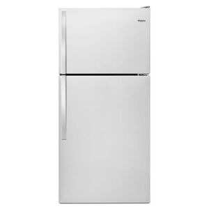 Whirlpool WRT148FZD 30 Inch Wide 18 Cu. Ft. Energy Star Rated Top Mount Refrigerator Monochromatic Stainless Steel Refrigeration Appliances Full Size