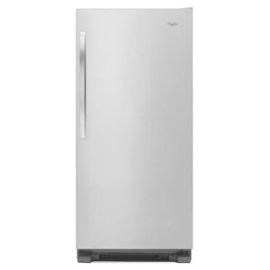 Whirlpool WSR57R18D 30 Inch Wide 18 Cu. Ft. All-Refrigerator with LED Lighting Monochromatic Stainless Steel Refrigeration Appliances Full Size