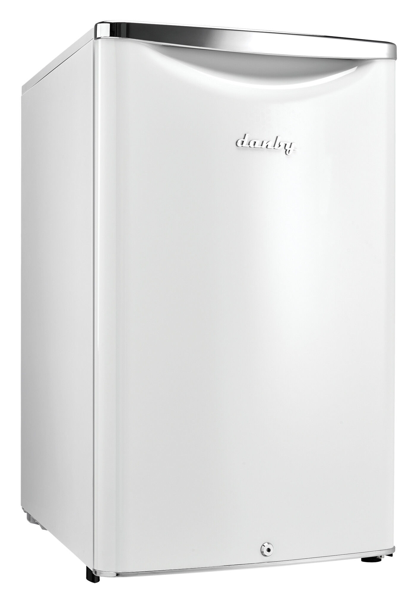 Danby DAR044A6 21 Inch Wide 4.4 Cu. Ft. Energy Star Free Standing Compact Refrigerator with LED Interior Lighting and CanStor Pearl White