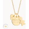 Merci Maman Personalized 9 Carat Gold Duchess Necklace