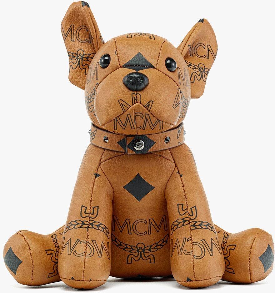 MCM M Pup Doll In Maxi Visetos COGNAC unisex SML