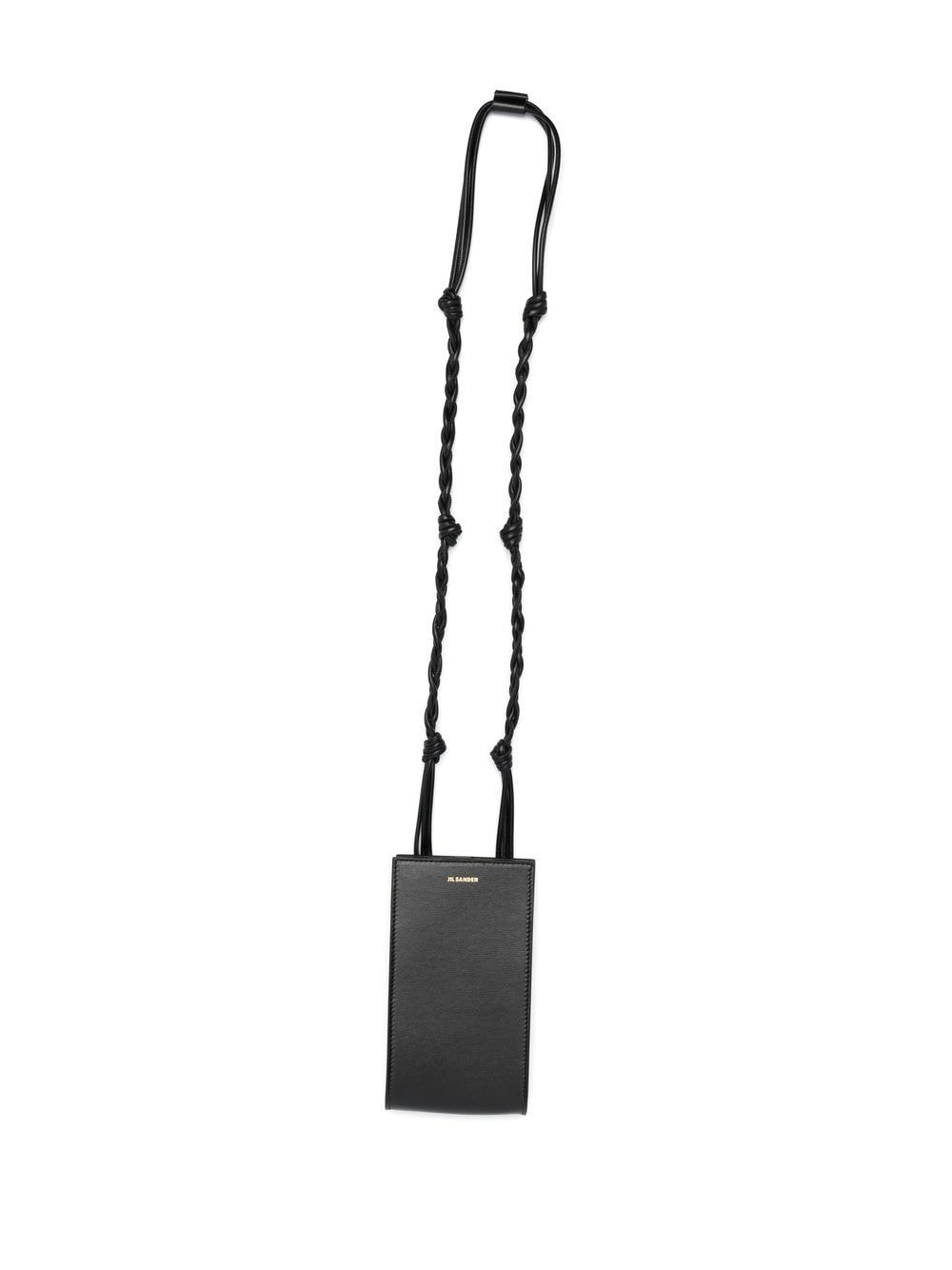 Jil Sander foil-print phone holder - black - female - Size: One Size