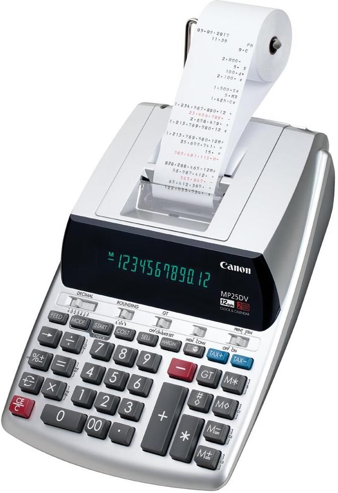 Canon MP25DV-3 Desktop Printing Calculator, 1.0 Version