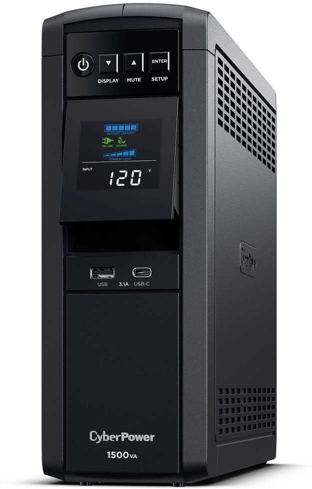 CyberPower PFC Sinewave Computer Battery Backup, 1500VA 1000W UPS, 10 Outlets