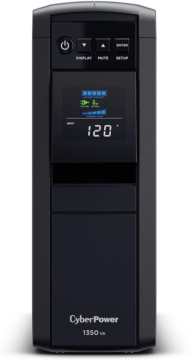 CyberPower PFC Sinewave Computer Battery Backup, 1350VA 810W UPS, 10 Outlets