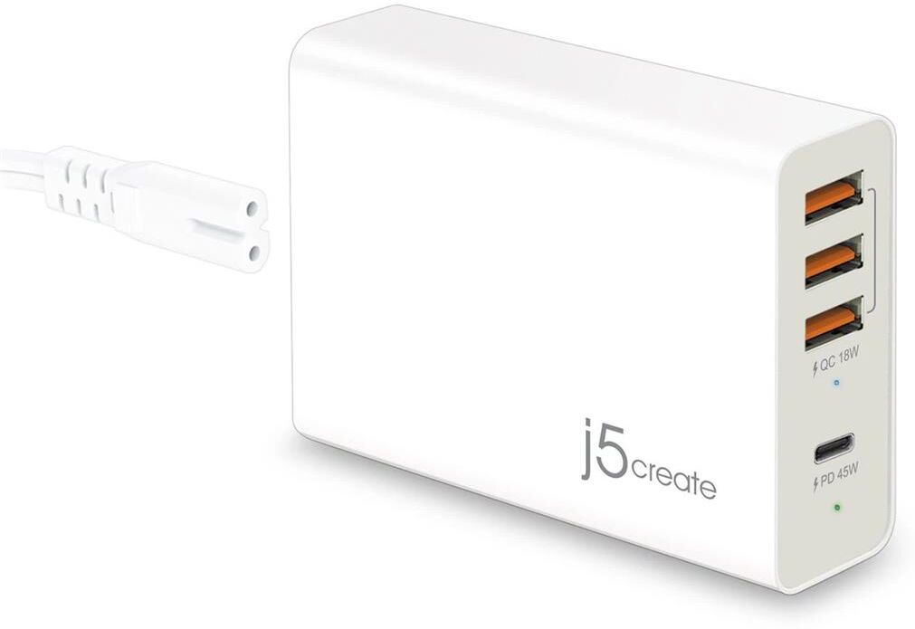 J5 Create JUP4263 63W PD USB 4-Port PD Super Charger