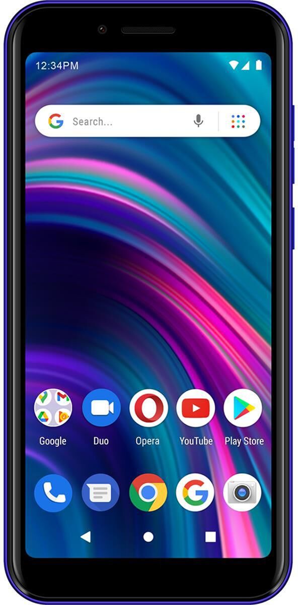 BLU C5L MAX 5.7&quot; 2-SIM 4G LTE GSM Smartphone, Unisoc 9832, Android 11, Unlocked Blue 2GB 16GB