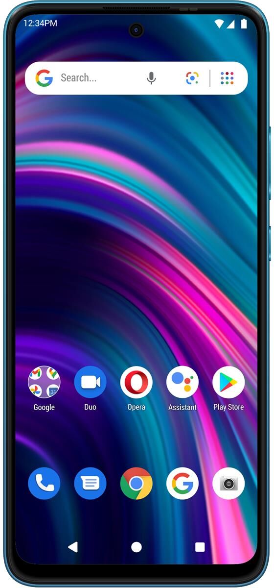 BLU G91s 6.8&quot; FHD+ 128GB Dual-SIM 4G LTE GSM Smartphone, 4GB RAM, Unlocked, Cyan