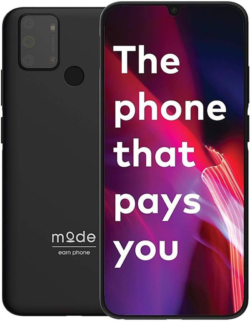 Mode Mobile EarnPhone MEP2 6.52&quot; HD 64GB 2-SIM 4G Smartphone,4GB,Unlocked,Black