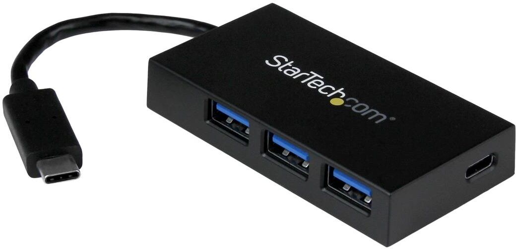 StarTech 4-Port USB 3.0 Hub with USB Type-A and Type-C Connectors