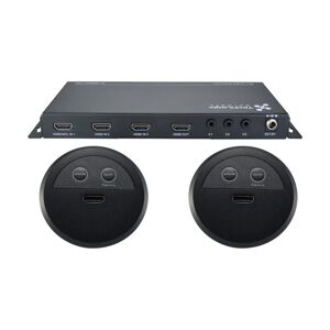 TechLogix Networx Share-Me TL-SM3X1-HD Switcher with 2x TL-SMG-HD Grommet