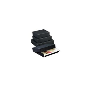 Lineco 17x22&quot; Archival Print Storage Box, Drop Front Design, 1.5&quot; Deep, Black