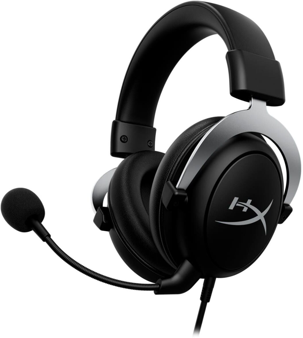 HyperX CloudX Wired Gaming Headset for Xbox, Black/Silver