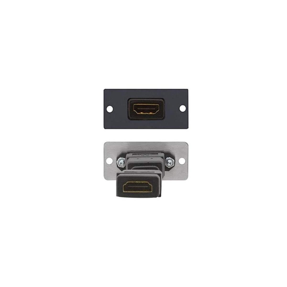 Kramer Electronics W-H HDMI Wall Plate Insert, Single Slot, Gray