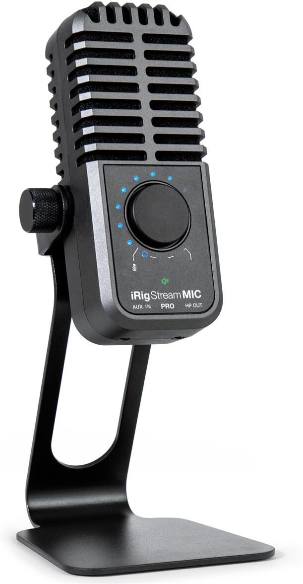 IK Multimedia iRig Stream Mic Pro USB Condenser Microphone