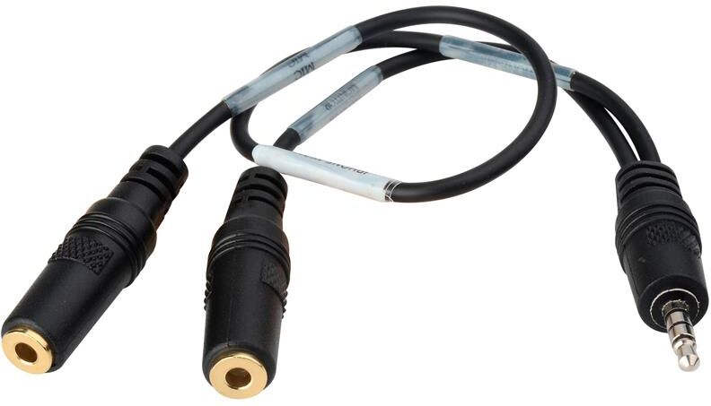 Sescom 1' 3.5mm TRRS to Mic &amp; Monitor Jack Cable for iPhone/iPod/iPad