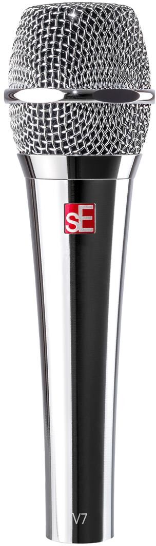 SE Electronics V7 Supercardioid Dynamic Handheld Microphone, Chrome