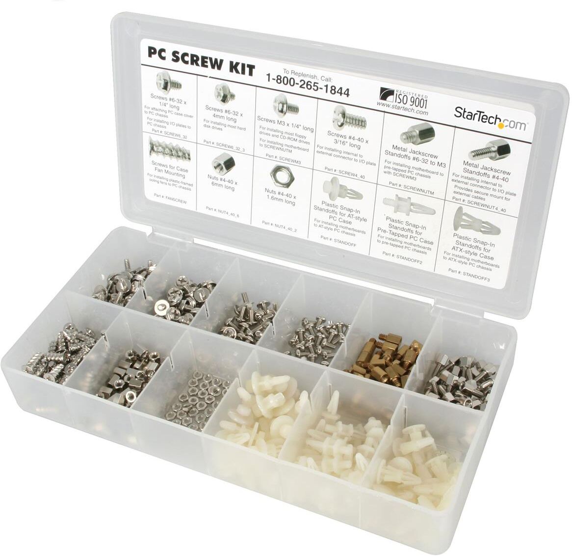 StarTech Deluxe Assortment PC Screw Kit