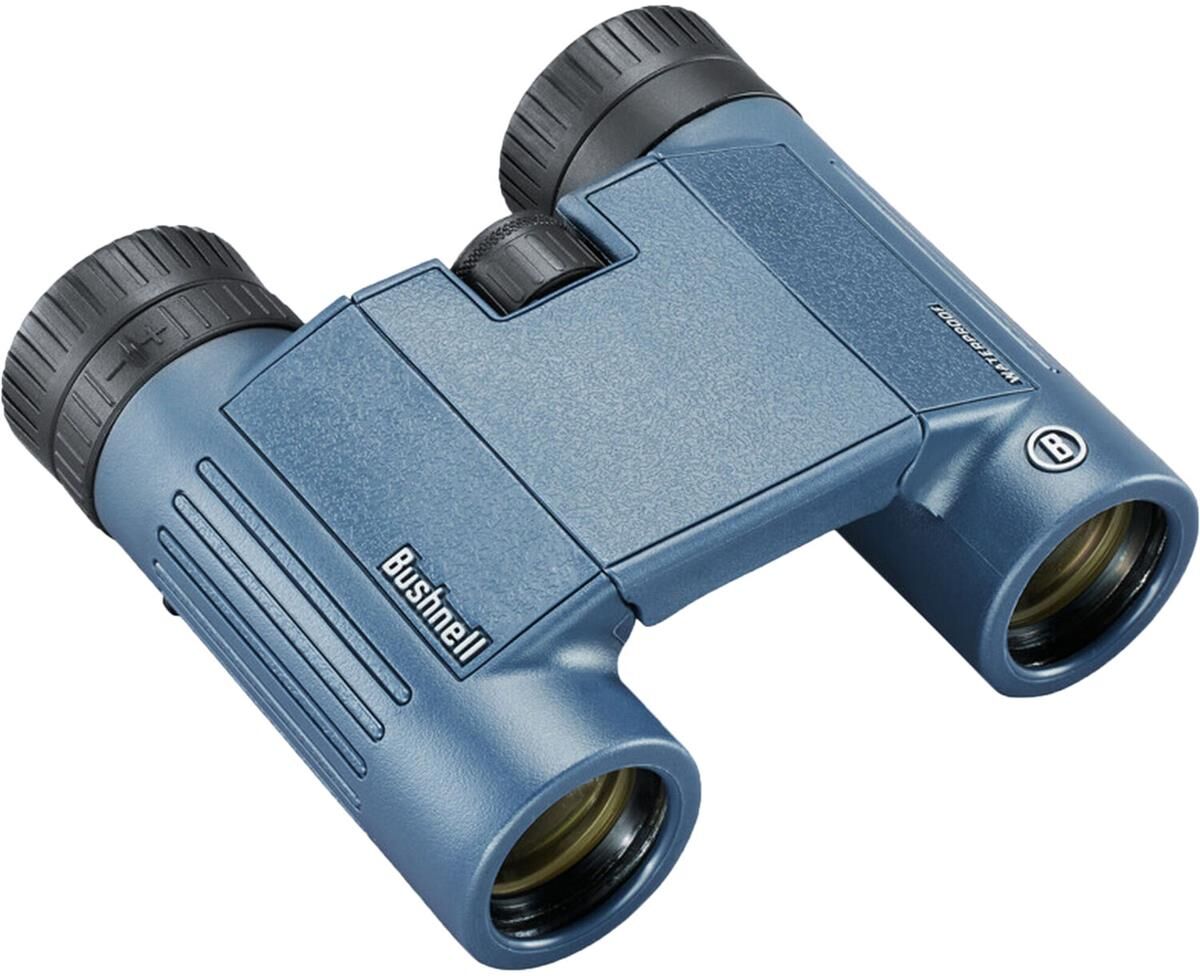 Bushnell 12x25 H2O Waterproof Roof Prism Binocular with 5 Degree AoV, Dark Blue