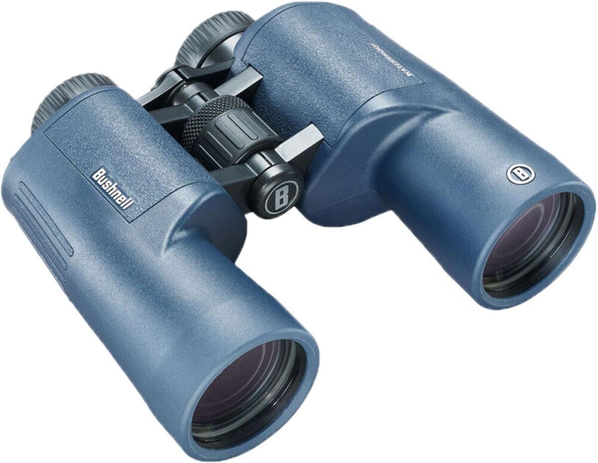 Bushnell 7x50 H2O Waterproof Porro Prism Binocular, 6.5 Degree AoV, Dark Blue