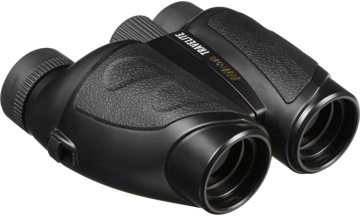 Nikon 10x25 Travelite VI Binocular with 5.0 Degree Angle of View, Black