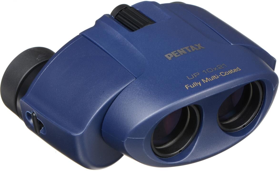 Pentax 10x21 UP Series Porro Prism Binocular, 5.0 Degree Angle of View, Navy