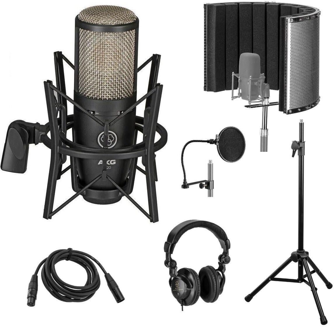 AKG Project Studio P220 Microphone Recording Setup Kit