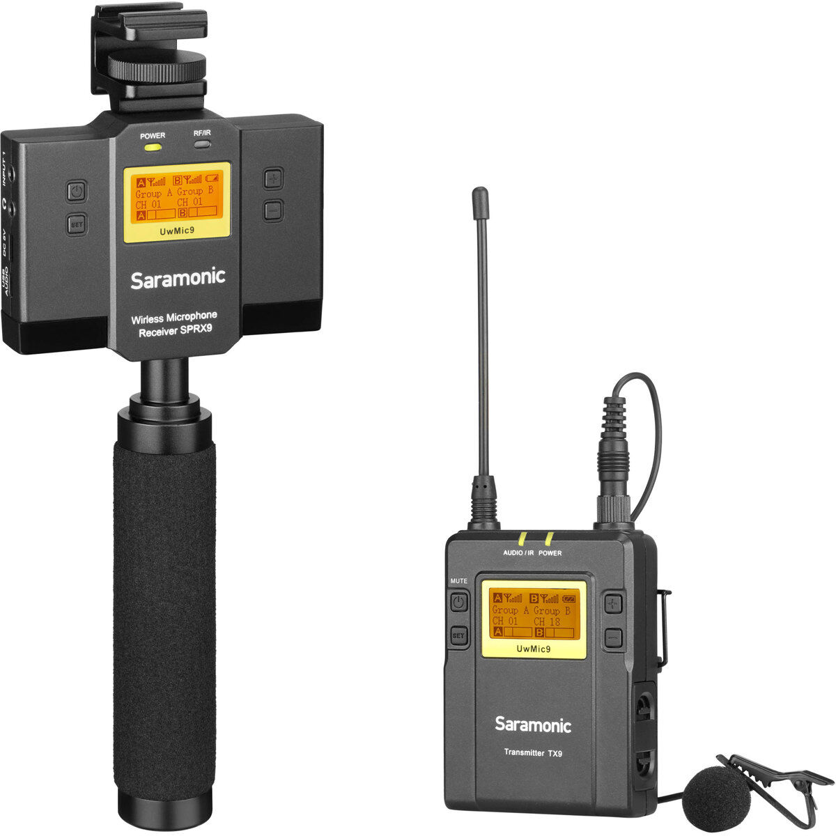 Saramonic 1-Person UHF Wireless Mic System for iPhone &amp; Android Smartphones