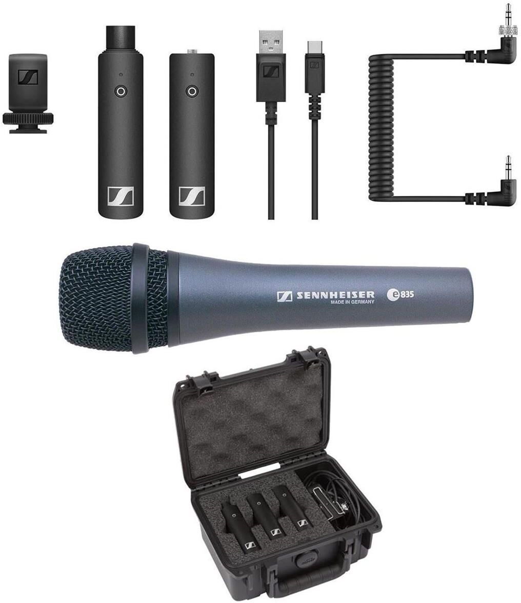 Sennheiser XSWD Wireless Digital Portable Interview Set W/SKB Case/SEN E8358 MIC