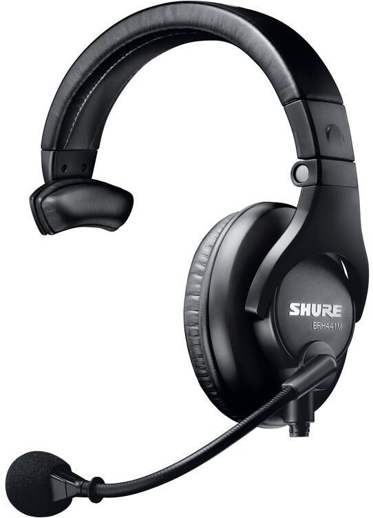 Shure Single-Sided Broadcast Headset with Cardioid Microphone, Without Cable