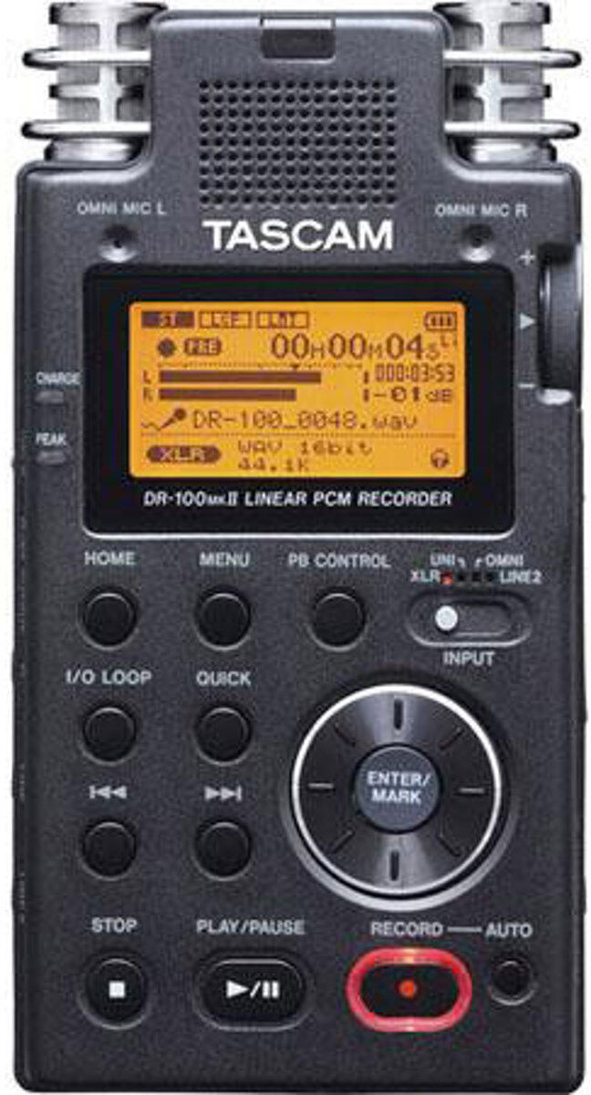 Tascam DR-100 Mark II 2-Channel Linear PCM Recorder