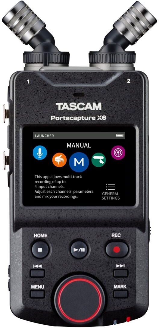 Tascam Portacapture X6 High Resolution Multi-Track Handheld Recorder