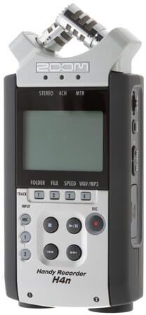 Noga Zoom H4N Handy Mobile 4-Track Recorder, True X/Y Mics