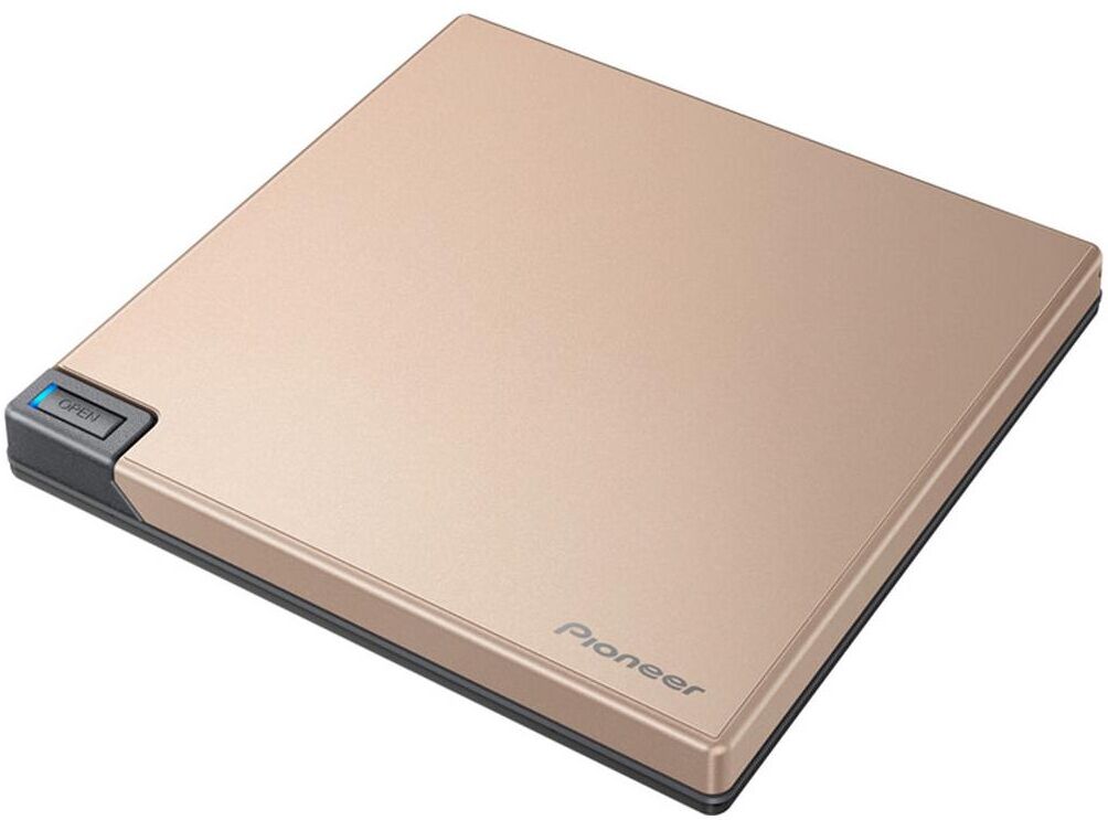 Electronics Pioneer BDR-XD08 USB 3.2 Gen1 Slim Portable Blu-Ray BD/DVD/CD Writer,Sunset Gold