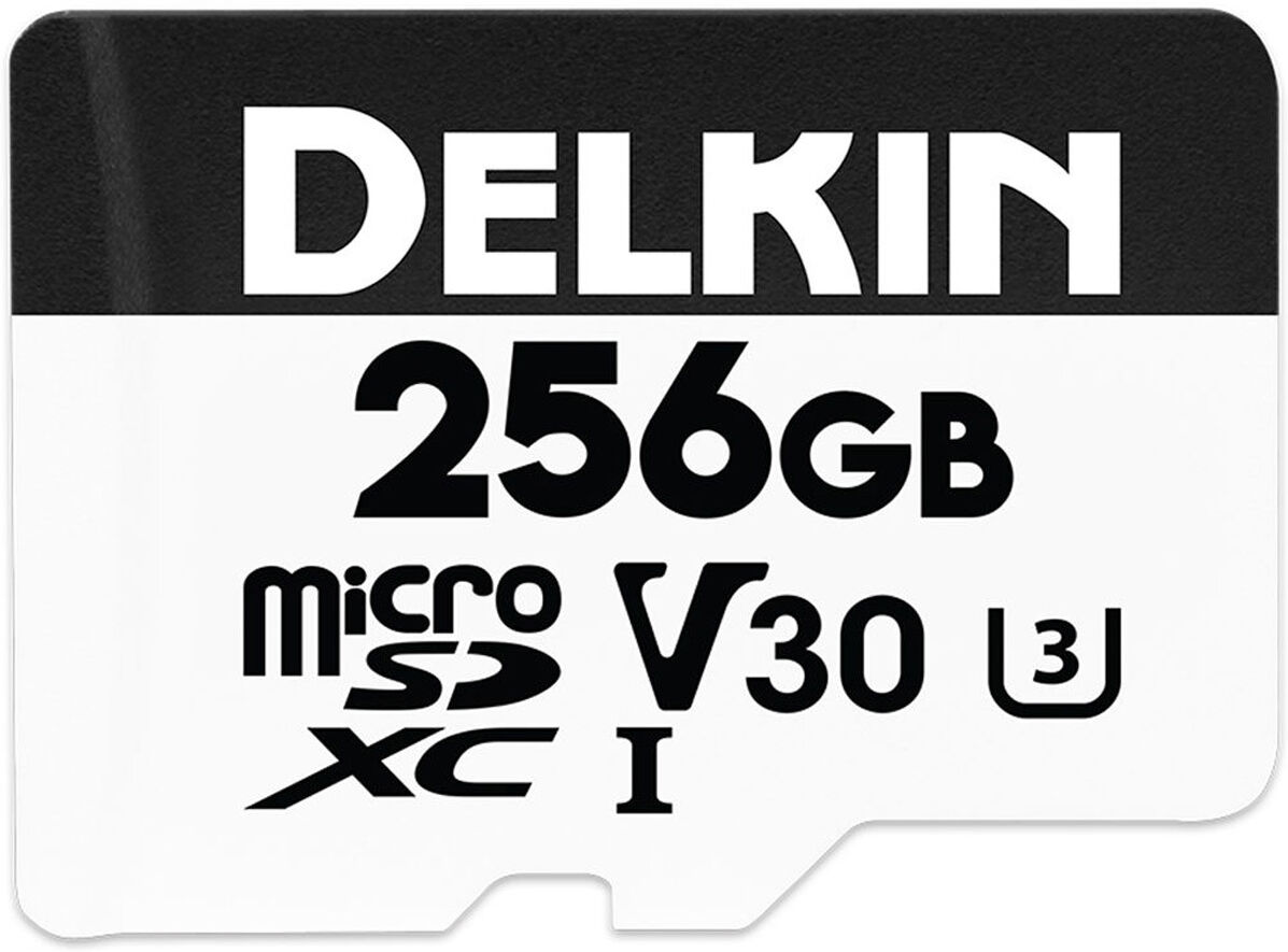 Delkin Devices Advantage 256GB UHS-I U3/V30 microSDXC Memory Card with Adapter