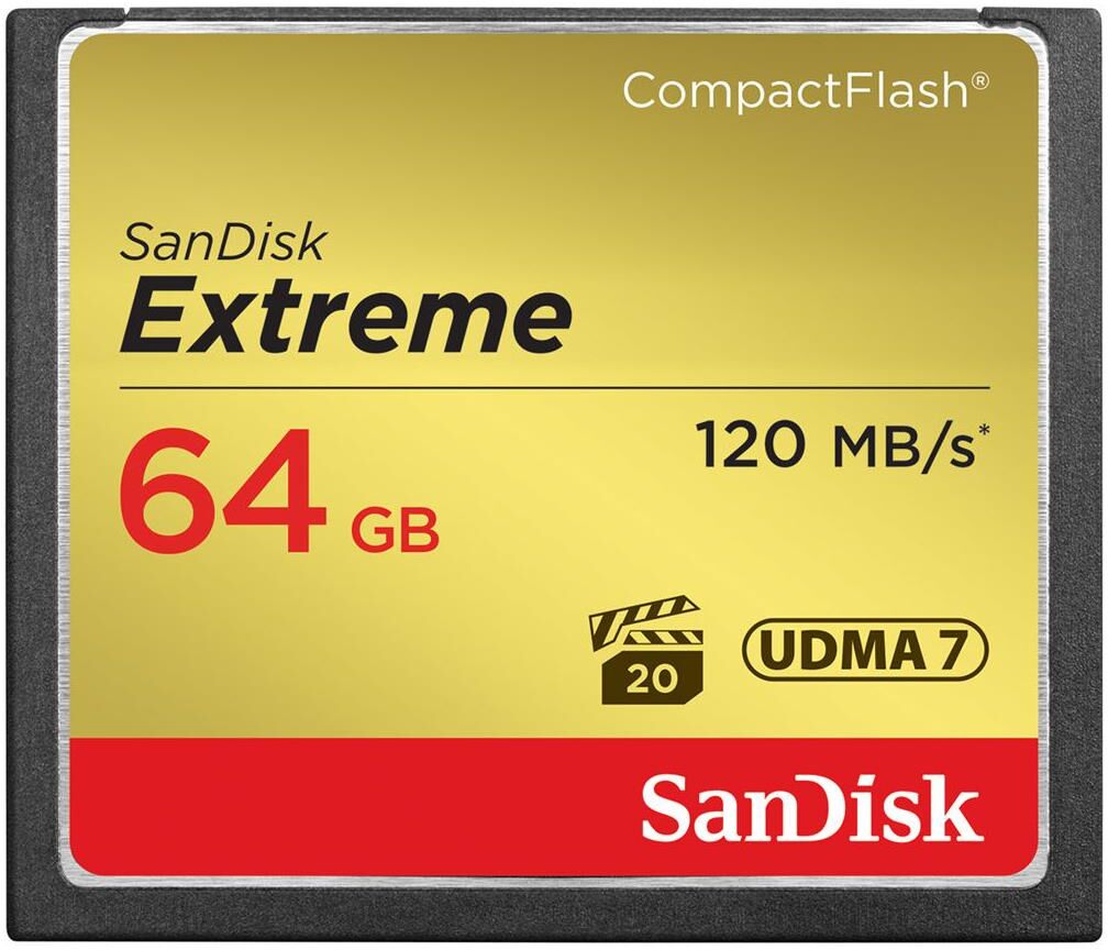 SanDisk 64GB Extreme Compact Flash Memory Card