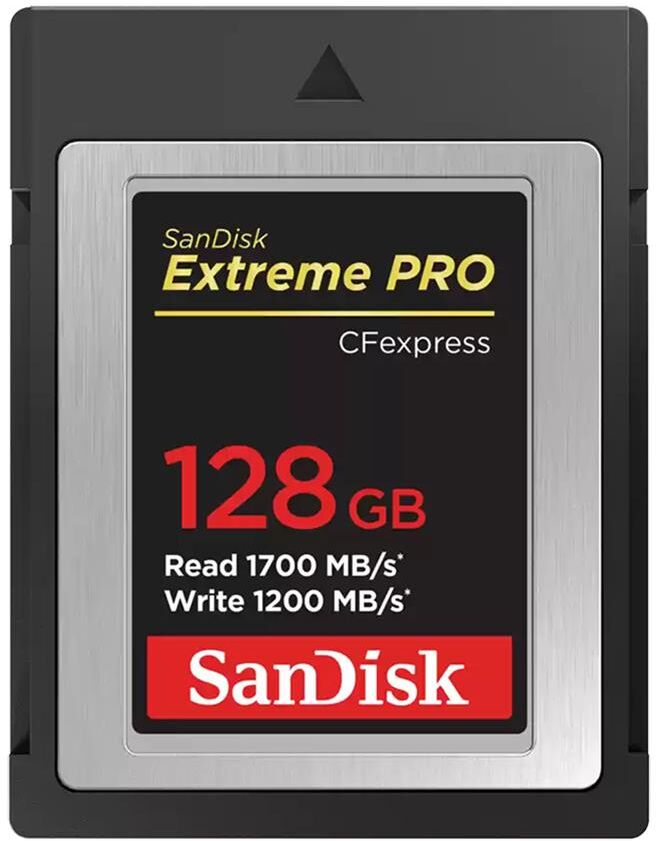 SanDisk Extreme PRO 128GB CFexpress Type-B Card, 1700MB/s Read, 1200MB/s Write