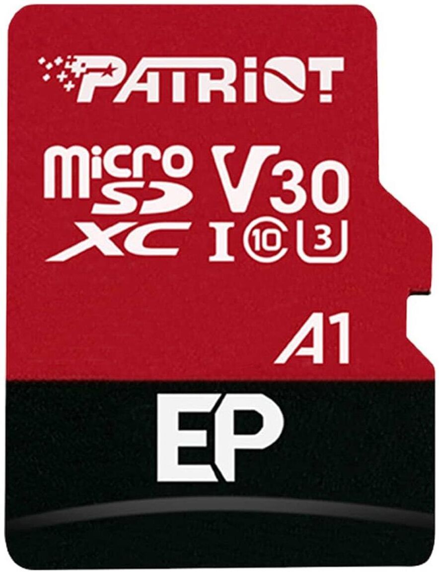 Patriot Memory Patroit Memory EP Series 512GB Micro SDXC V30 A1 UHS-I U3 4K UHD Card,SD Adapter