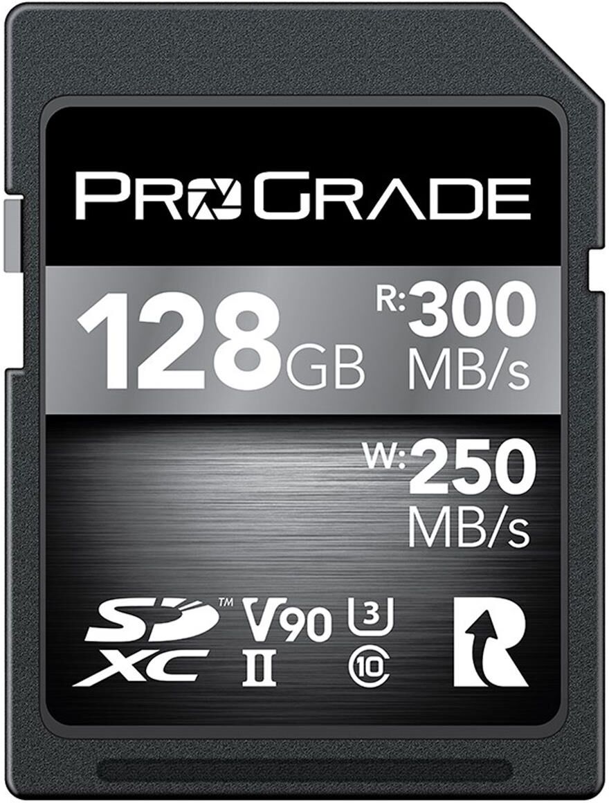 Prograde Digital ProGrade Digital 128GB SDXC UHS-II U3 Class 10 V90 Cobalt Memory Card