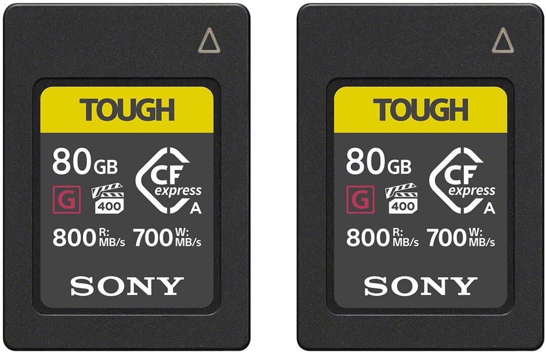 Sony 2 Pack TOUGH 80GB CFexpress Type A Memory Card