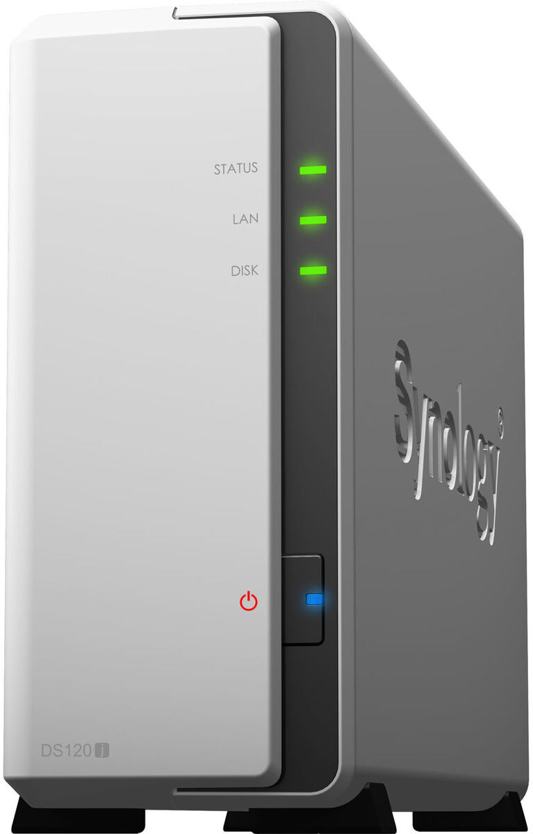 Synology DiskStation DS120j 1 Bay NAS, Dual Core 800 MHz, RAID Basic, Diskless