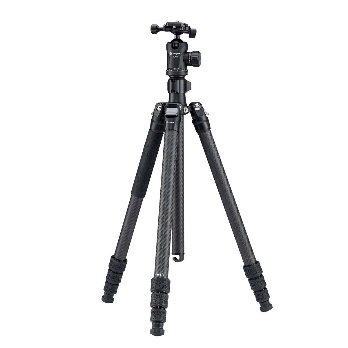 FotoPro Sherpa Plus 4-Section CF Tripod/Monopod with FPH-52QS Ball Head, Black