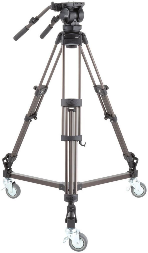 Libec LX10 Studio 3-Section Aluminum Tripod with H65B Head with DL-3B Dolly