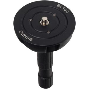 Benro BL100 100mm Half Ball Adapter for 3/8&quot;-16 Flat Base Tripod Heads
