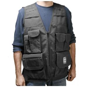 Porta Brace Deluxe Video Vest w/Weather Hood Medium 38-40&quot;, Blue.